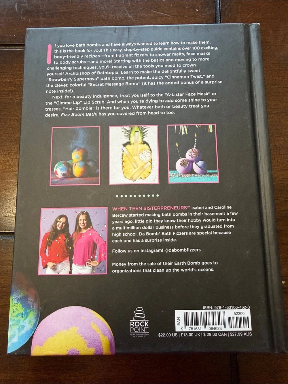Fizz Boom Bath! DIY Bath Bombs Book by Isabel & Caroline Bercaw